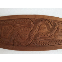 Wooden wall decoration panel